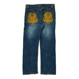 Royalty Culture Hip Hop Jeans - 36W 31L Blue Denim