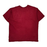 Nike T-Shirt - 2XL Red Cotton