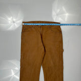 Carhartt Carpenter Pants - 33W 32L Brown Cotton