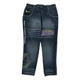 Los Angeles Lakers Unk Graphic Jeans - 34W 32L Dark Wash Cotton