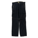 Timberland Cargo Trousers - 31W 31L Black Cotton