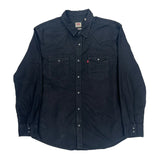 Levis Denim Shirt - Large Black Cotton