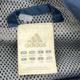 Adidas Striped Windbreaker - XL Yellow Polyester