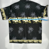 Unbranded Floral Hawaiian Shirt - XL Yellow Cotton