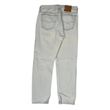 Levis Jeans - 33W 30L White Cotton