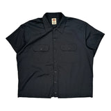 Dickies Short Sleeve Shirt - XL Black Polyester Blend