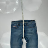 Diesel Slim Fit Jeans - 35W 30L Blue Cotton