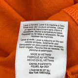 Age 8-10 Carhartt Spellout Hoodie - Small Orange Cotton