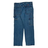 Wrangler Carpenter Jeans - 34W 30L Blue Cotton