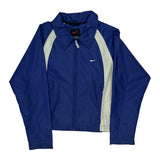 Nike Windbreaker - Small Blue Polyester