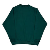 Blank Fruit Of The Loom Sweatshirt - XL Green Cotton Blend