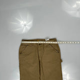 Carhartt Carpenter Trousers - 32W 30L Brown Cotton