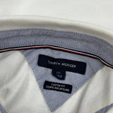 Tommy Hilfiger Polo Shirt - Large White Cotton