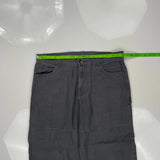 No Boundaries Carpenter Trousers - 36W 30L Grey Cotton