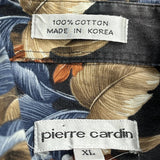 Pierre Cardin Floral Hawaiian Shirt - XL Multicoloured Cotton