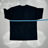 Liquid Blue Graphic T-Shirt - Large Black Cotton