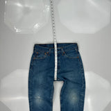 Levis 501 Jeans - 30W 27L Blue Cotton
