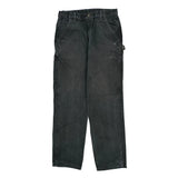 Carhartt Carpenter Trousers - 32W 34L Black Cotton