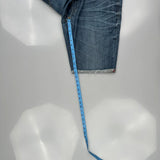 Unbranded Denim Shorts - 34W 10L Blue Cotton