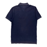 Tommy Hilfiger Slim Fit Polo Shirt - Large Navy Cotton
