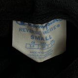 Reverse Weave Champion Spellout Hoodie - Small Black Cotton