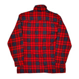 Dickies Checked Flannel Shirt - Medium Blue Cotton