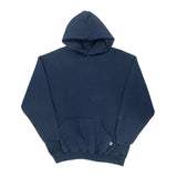 Soft Fade Russell Athletic Hoodie - XL Navy Cotton