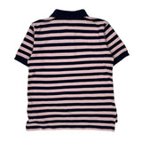 Age 4 Polo By Ralph Lauren Striped Polo Shirt - Small Pink Cotton