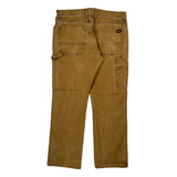 Dickies Carpenter Pants - 34W 31L Brown Cotton