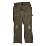 Dickies Carpenter Pants - 33W 30L Gray Cotton