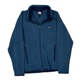 Patagonia Fleece Jacket - Small Blue Polyester