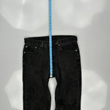 Levis 505 Jeans - 34W 30L Black Denim