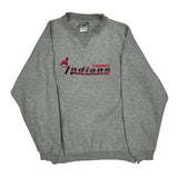 Cleveland Indians Puma Mlb Sweatshirt - XL Grey Polyester Blend