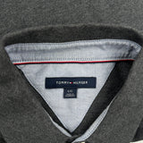 Tommy Hilfiger Polo Shirt - Large Gray Cotton