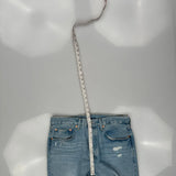 Levis 501 Jeans - 33W US 10 Light Wash Cotton