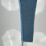 Levis 516 Slim Fit Jeans - 36W 30L Blue Cotton