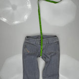 Diesel Striped Jeans - 28W 30L Gray Cotton