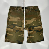 Dickies Camo Cargo Shorts - 34W 10L Khaki Cotton