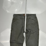 Schmidt Carpenter Pants - 34W 32L Gray Cotton