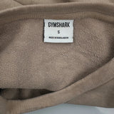 Gym Shark Sweatshirt - Small Beige Cotton