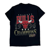 Chicago Bulls Made In USA Nba T-Shirt - Small Black Cotton