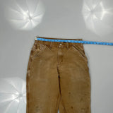 Carhartt Carpenter Trousers - 29W 30L Brown Cotton