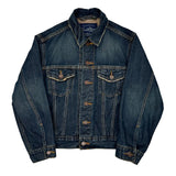 Levis Denim Jacket - Small Dark Wash Cotton