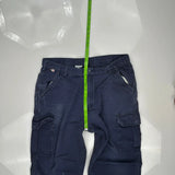 Carhartt Cargo Trousers - 38W 30L Blue Cotton