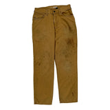 Carhartt Carpenter Trousers - 32W 34L Brown Cotton