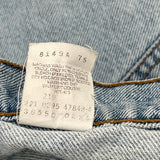 Levis Denim Shorts - 34W 11L Light Wash Cotton