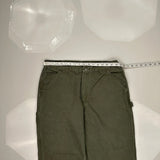 Carhartt Double Knee Carpenter Pants - 32W 30L Green Cotton