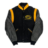 National Champion American Cheer Power Varsity Jacket - Small Grey Leather