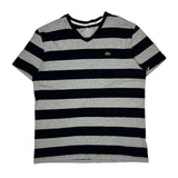 Lacoste Striped T-Shirt - XL Black Cotton
