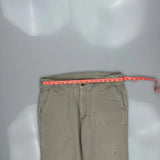 Carhartt Trousers - 36W 29L Beige Cotton